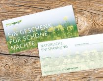 Geschenkgutschein Neonatura beidseitig